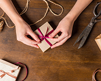 A gift wrapping fundraiser is a great seasonal fundraising idea for churches.
