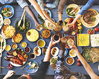 An international food day is a unique church fundraising idea that encourages congregants to embrace different cultures.