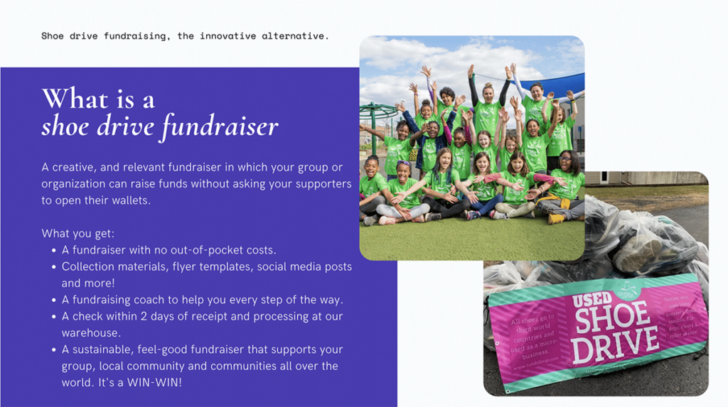 Marketing for your shoe drive fundraiser