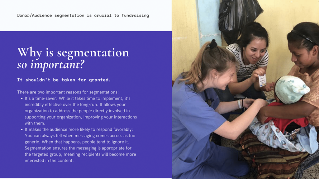 Segmentation is important