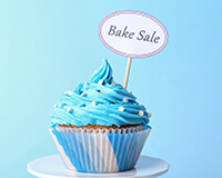 As your next church fundraiser, host a bake sale to sell sweet treats and raise money at the same time.