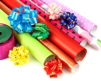 As a seasonal fundraising idea for churches, host a wrapping paper sale for your church members.