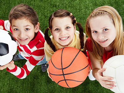 Host a sports team competition as a fundraising idea for kids.