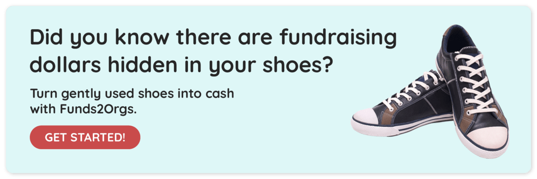 Try out favorite fundraising idea for kids: shoe drive fundraisers!