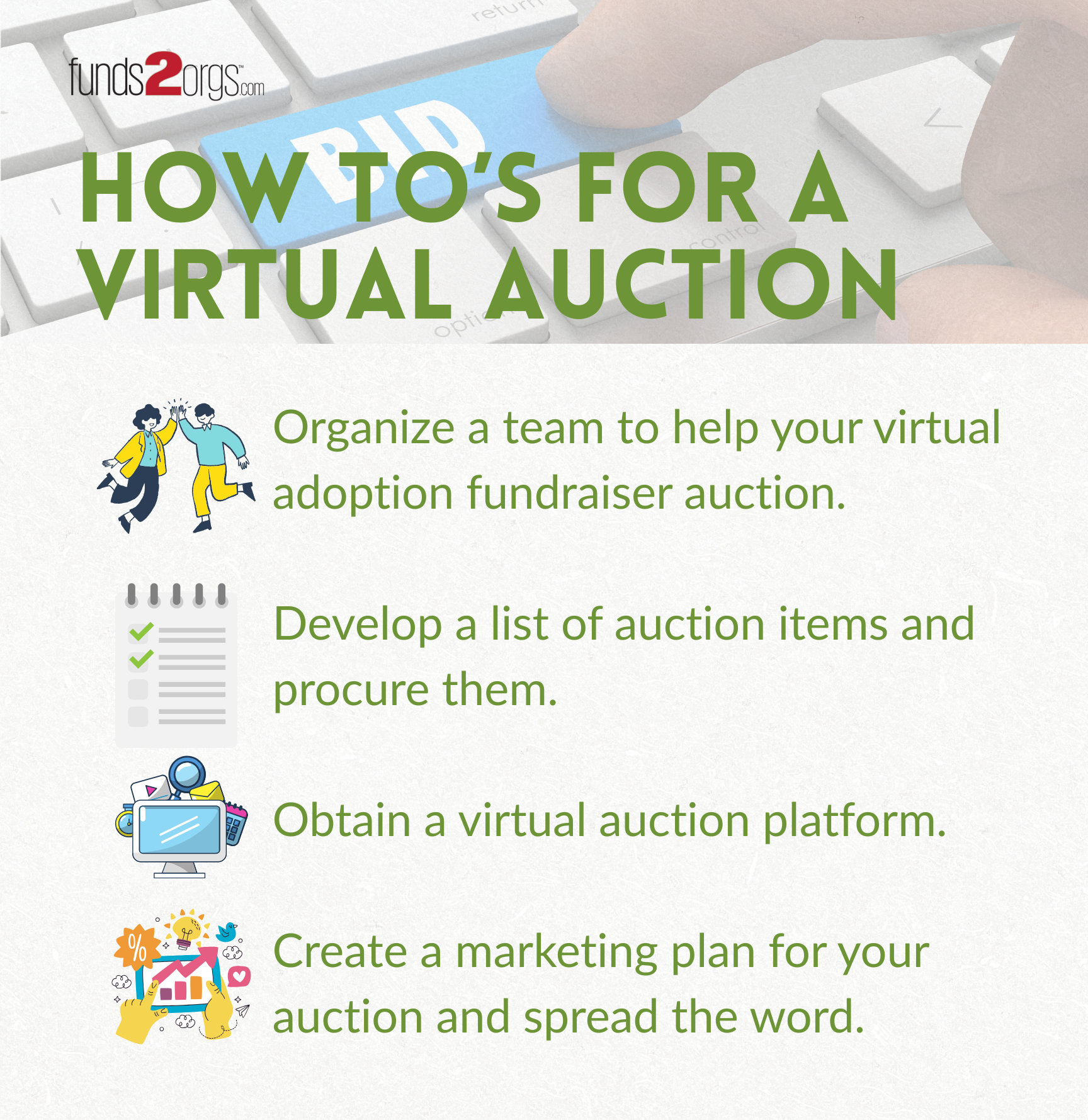 How To’s for a Virtual Auction